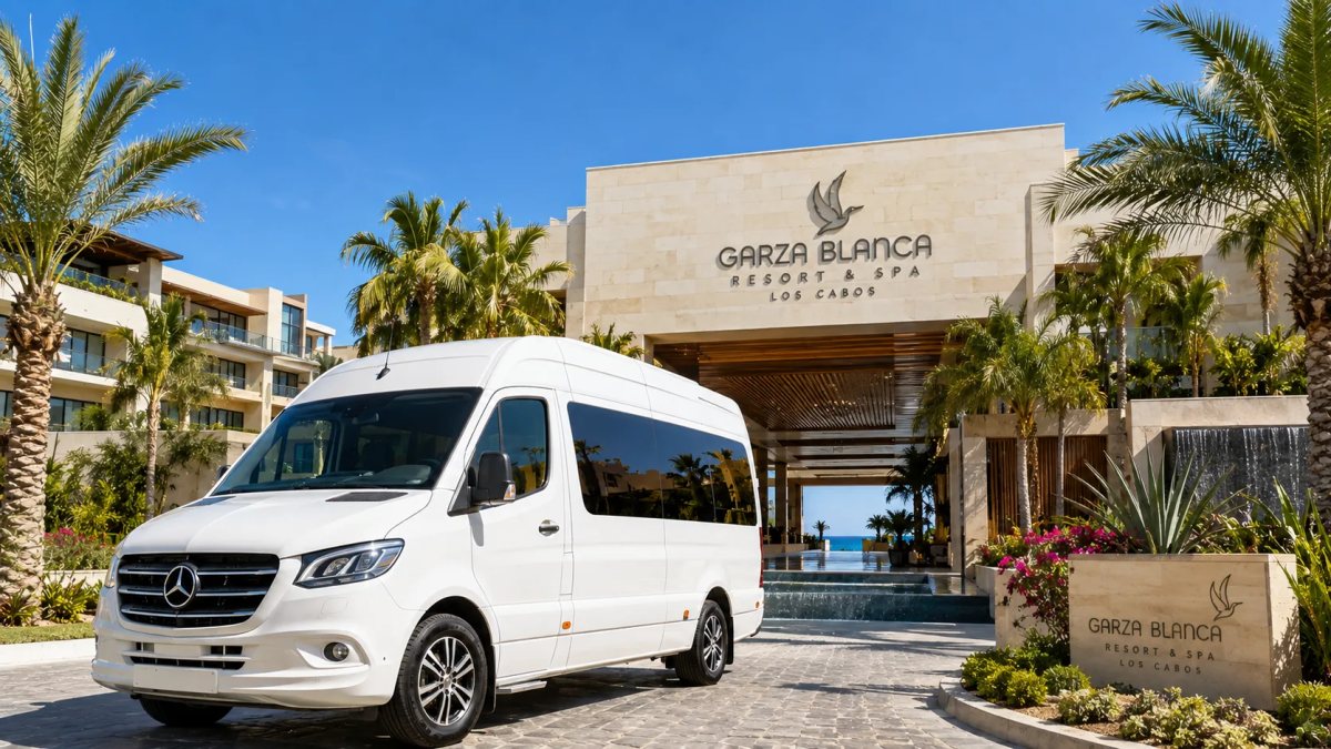 Van transportation to Garza Blanca Resort